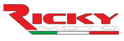 ricky moto logo vettoriale bianco